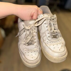 Nike White Leather Sneakers